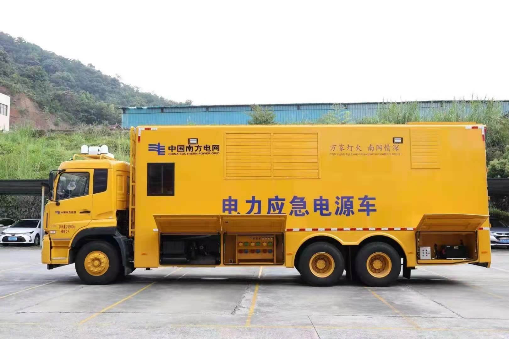 加查安康大型柴油发电机发电车UPS电源出租租赁